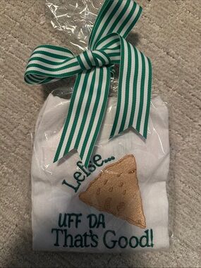 Norwegian Lefse Tea Towel in Green new
